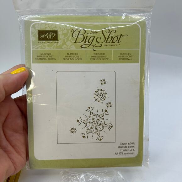 3 Christmas Craft Items Stampin Up Northern Flurry Quickutz Reindeer Stamp - Picture 2 of 8